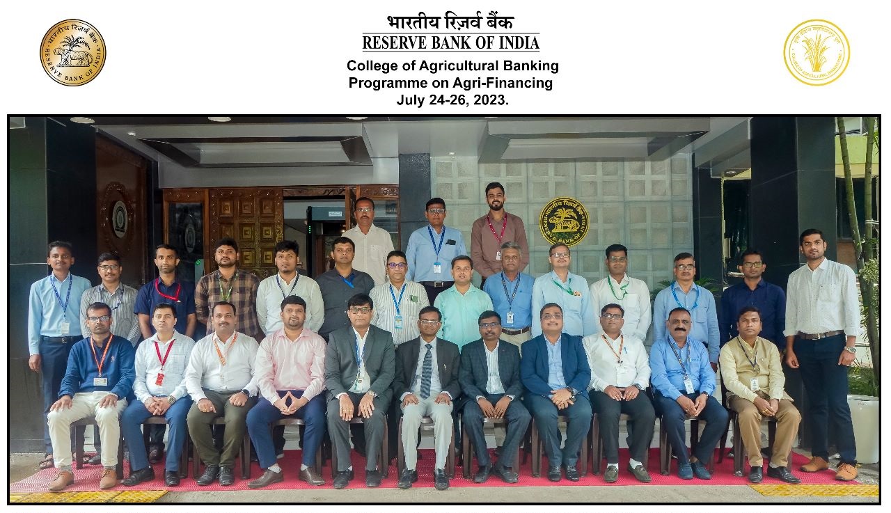 Programme on Agricultural Finance – July 24 to 26, 2023