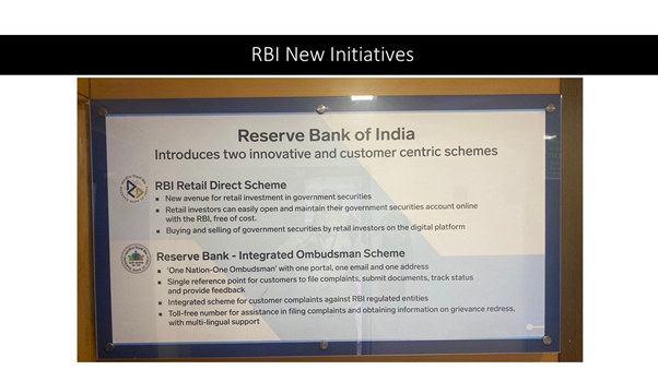 RBI New Initiatives