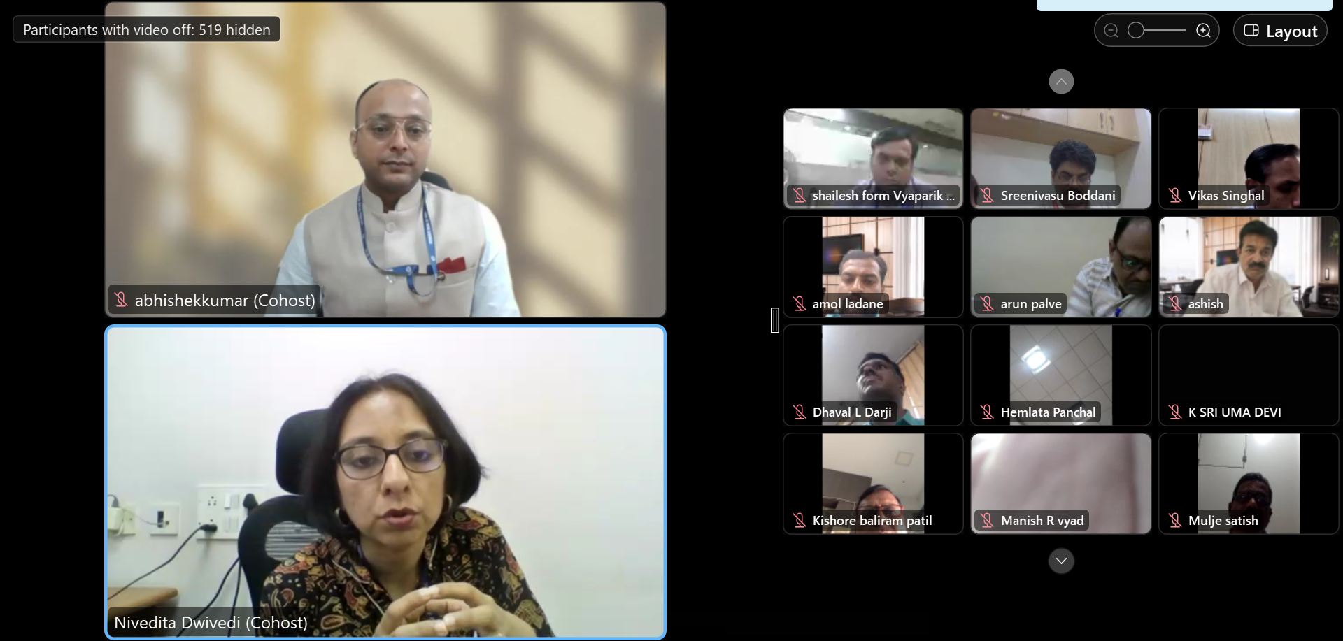 Webinars on Cyber Security for Officers and employees (Non-Technical) of UCBs under Mission AVTU-May 31, 2023-June 01, 2023